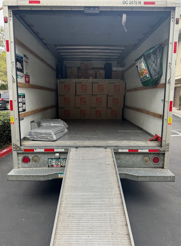 Moving supplies organized